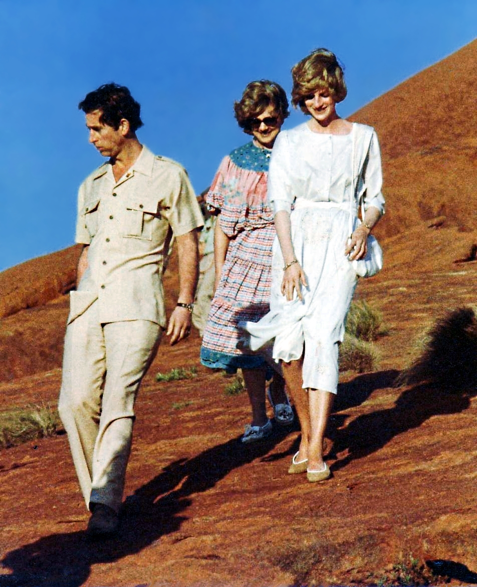 Charles and Diana at Uluru