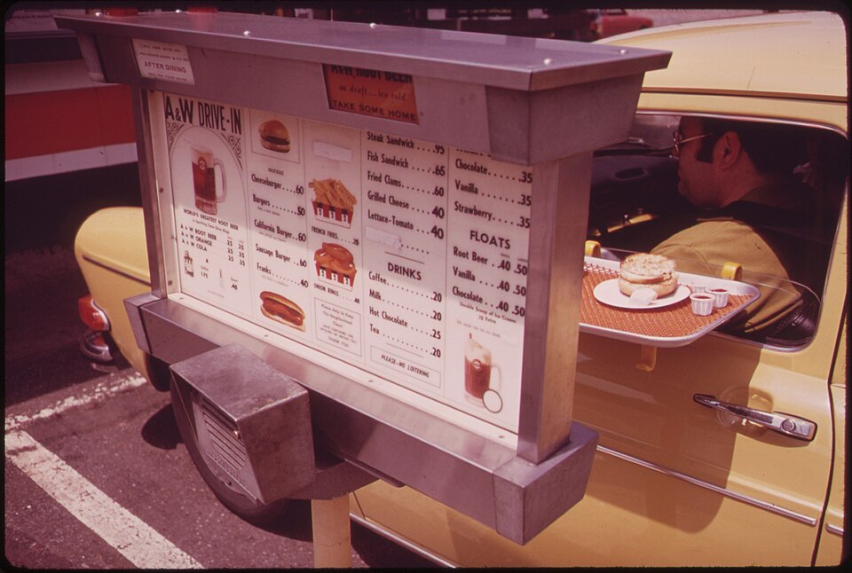 Lunch at the drive-in
